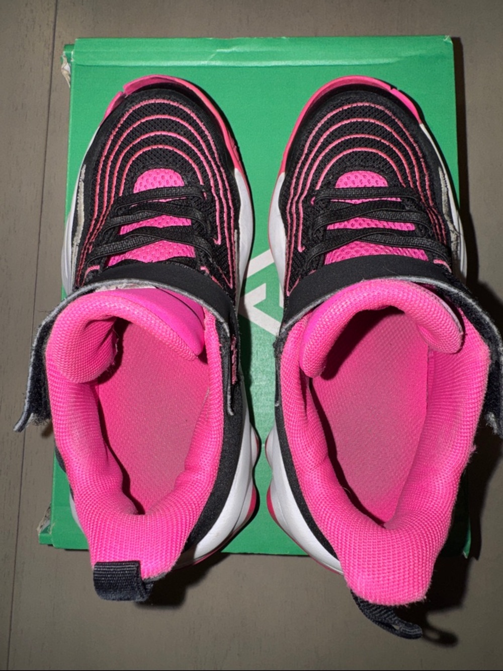 Giannis Nike Kids Black Pink Athletic Sneakers size 12c - Picture 9 of 10